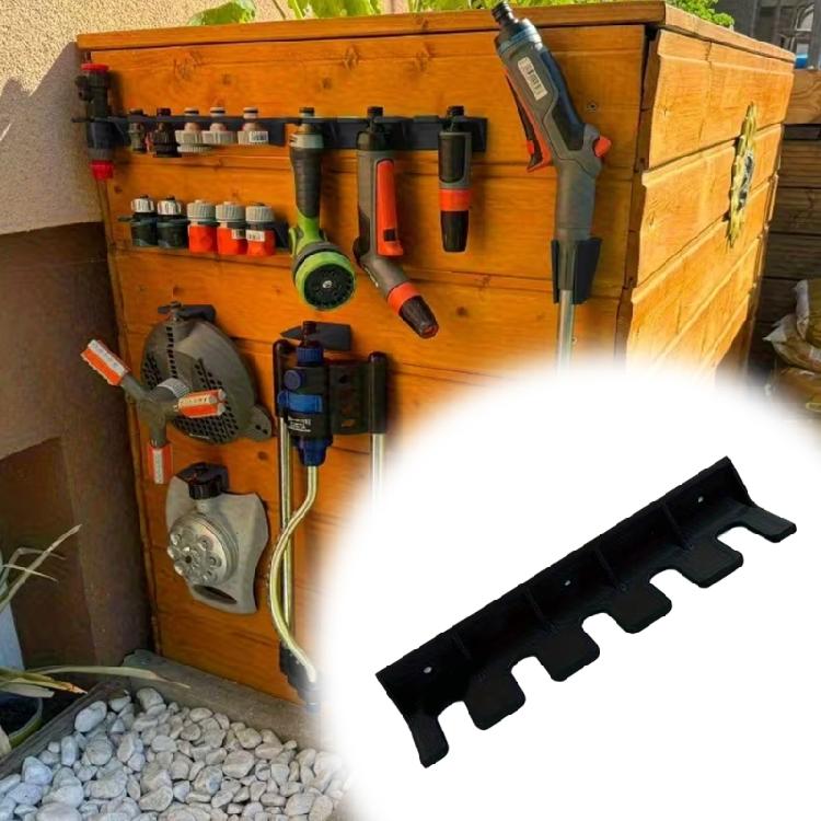 Durable Plastic Hose Guns Holder Stand Compact Storage Solution Garden Tool Organizers For Garden Accessories