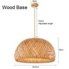 Bamboo Pendant Lights Hand Woven Ceiling Weaving Chandelier Lamp Rattan Wicker Hanging LED Fixtures Home Bedroom Bamboo Art Lamp
