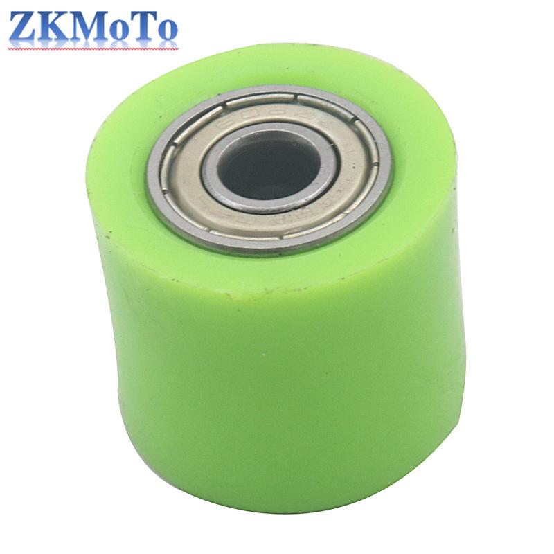 8mm 10mm Drive Chain Roller Pulley Wheel Slider Tensioner Wheel Guide For Street Bike Enduro Motorcycle Motocross ATV CRF CR XR