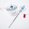 Non-Toxic 6Pcs Rhinestone Tiara Crown And Magic Wand With Glitter Crystal Head Hoop Jewelry Hair Accessories For Children Teens Birthday Gift