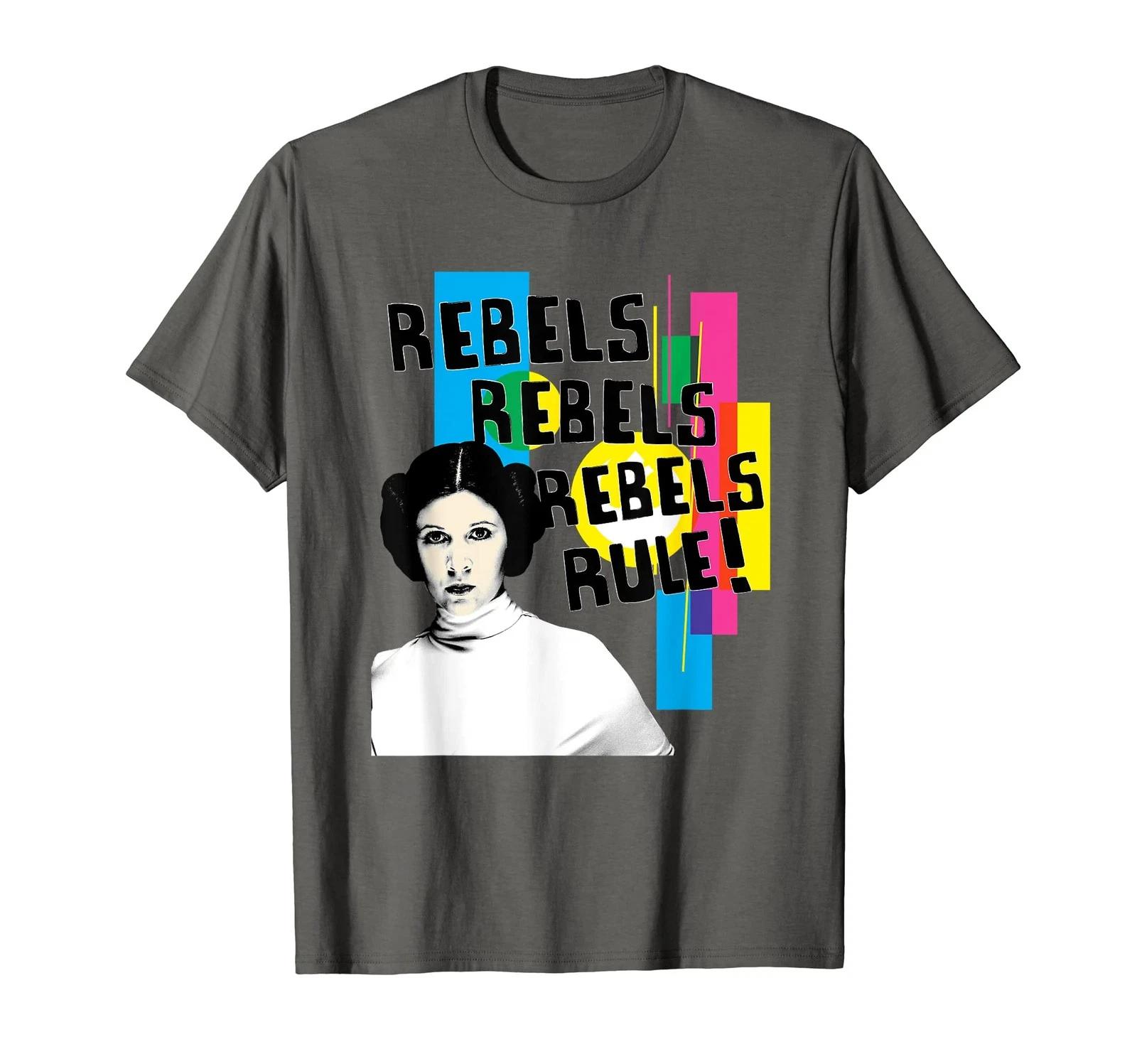 Star Wars Princess Leia Rebel Rules T-Shirt_ M