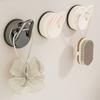 3Pieces Suction Cup Clip Portable Accessory for Secure Hanging in Bathrooms and Kitchens Clear Designs Hook Holders