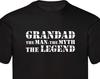 Grandad The Man The Myth The Legend Shirt, Grandad Gift T-Shirt Family Present For Mens Unisex Adults Fathers Day Christmas Xmas Gift Tee