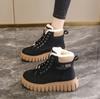 Large cotton shoes winter velvet thickened short boots sub-zero boots fur integrated snow boots