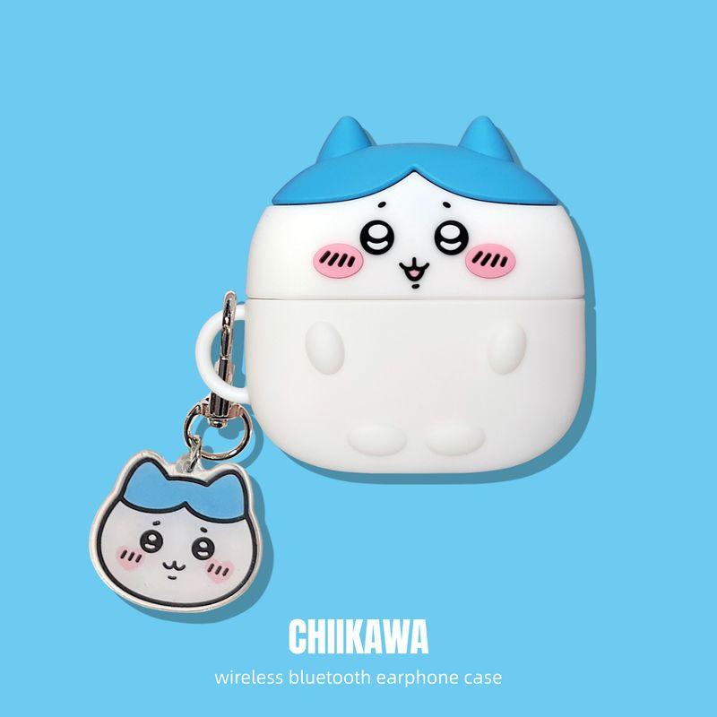 

3 Wu Saqi 4 Generation Second Generation and Third Generation Airpodspro Wireless Bluetooth Earbuds Case 4 Generation 5 Generation Chiikawa Silicone AirPods Pro/ Pro2 Neutral [Hutch] + Pendant