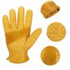 Gardening Gloves Cowhide Wear Resistant Non Slip Anti Puncture Farm Auto Repair Driver Labor Protection Gloves