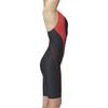 arena Half Spats Racing One Piece Spats Black x Red x L Blue L (Open Back/Half Leg) Women's (BKRD)