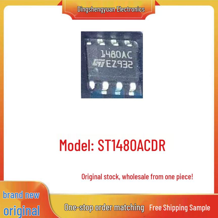 ST1480ACDR Silkscreen Buffer & Driver IC, SMD SOP-8