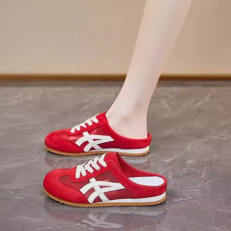 

ins Korean version of semi-tode training little white shoes women s 2025 summer mesh breathable new student casual shoes 40