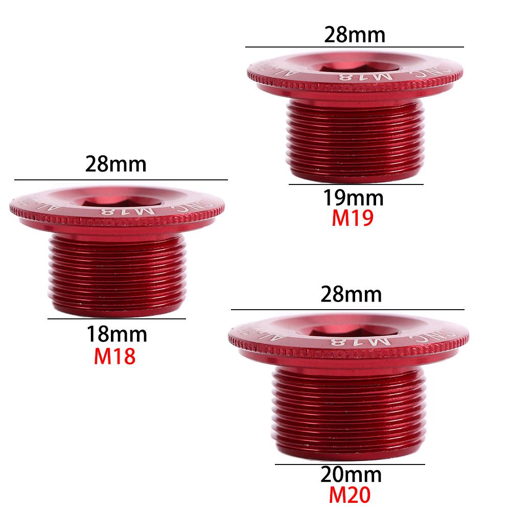 Bicycle Parts Axis Screws Crankset Screws Crank Cover Crank Bolt Cover Cap Crank Arm Fixing Bolt