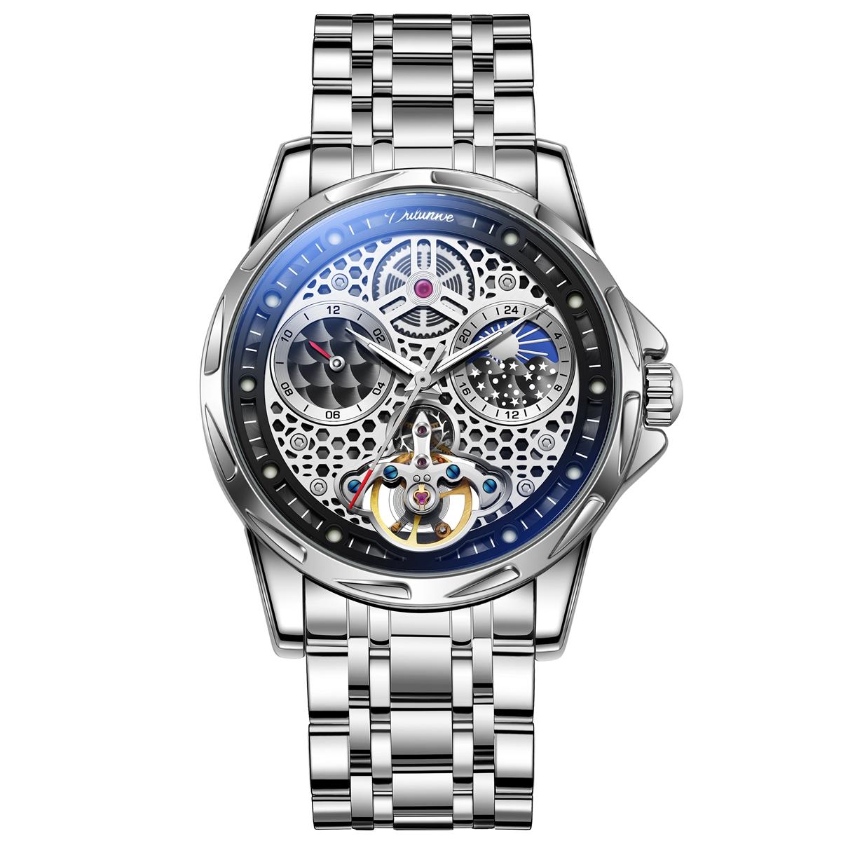 Dulunwe Tourbillon Pulkstenis Vīriešu Automātiski Pulksteņi