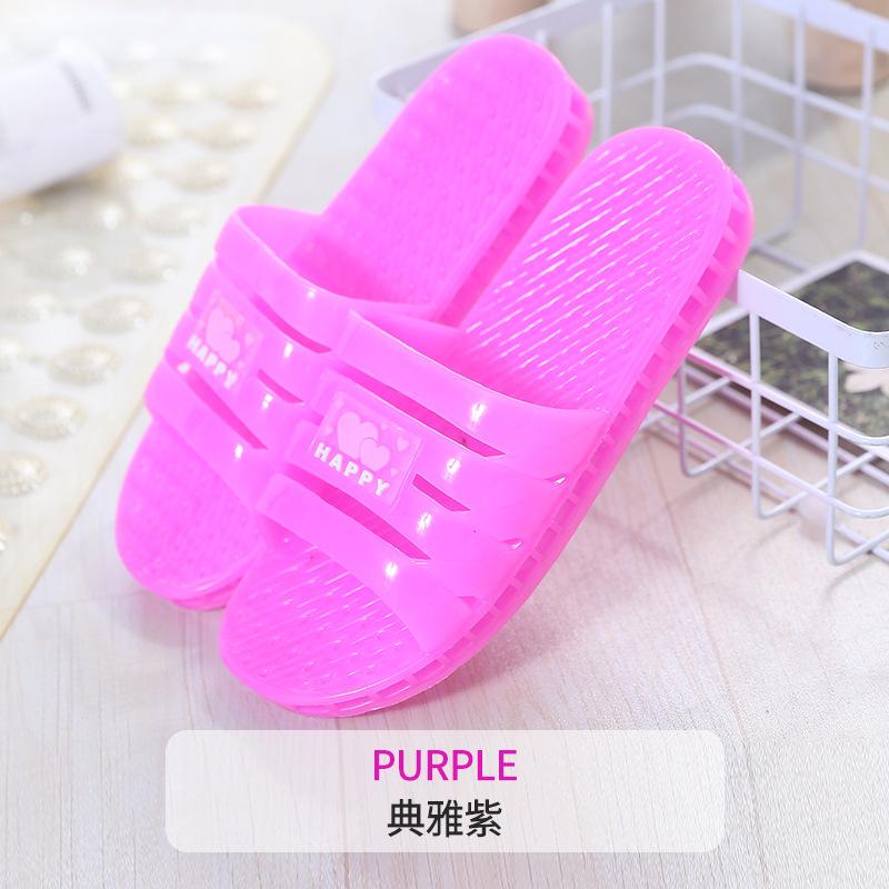 

Four Seasons Jelly Slippers Women s Summer Indoor Non-slip Non-smelly Feet Home Household Bathroom Thick Bottom Deodorant Women s Cool Slippers 41
