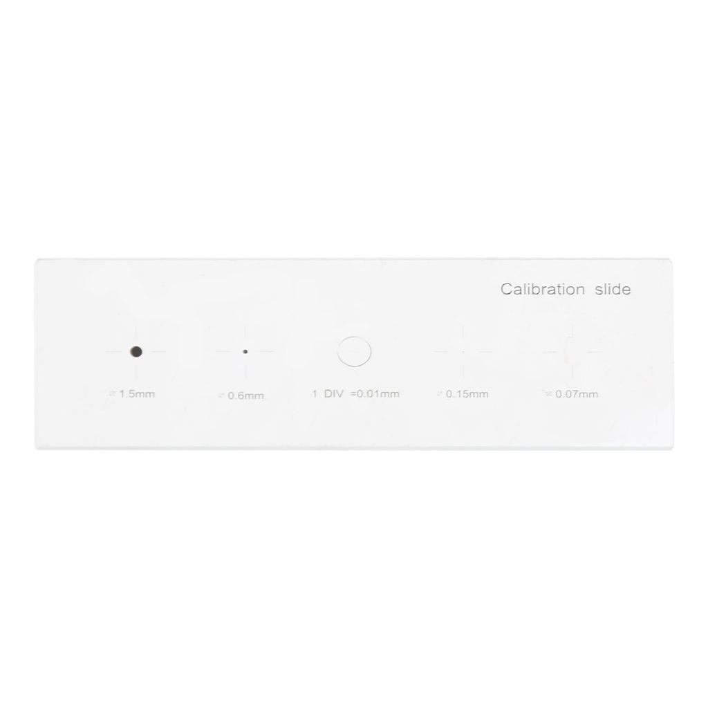 Multifunction 0.01mm Microscope Slides Calibrating Slide Ruler Electronic Eyepiece Microscope Camera Calibration Slide