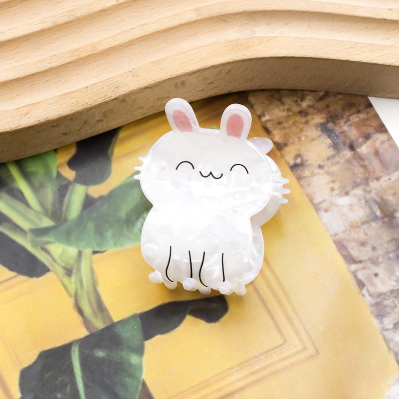 Bamboo Yao Jewelry Super Cute Rabbit Small Hair Clip for Women's Half Updo