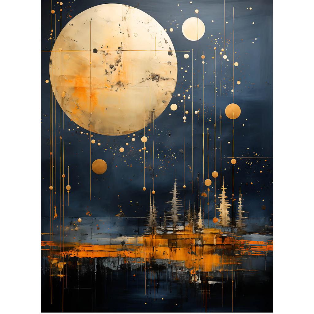 Przemysłowy Pejzaż Marzeń Przemysłowy Pejzaż Marzeń, 50X70 Cm, Bez Ramy, Płótno Premium Na Blejtramie