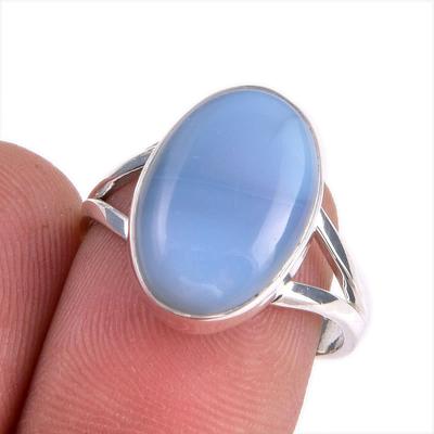 Natural Owyhee Opal Gemstone 925 Solid Sterling Silver Jewelry Ring S.7.5 S1T02