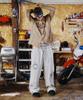 THEVINYLHOUSE Rodeo Washed Sweat Pants Gray