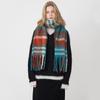 European and American Style Women's Classic Plaid Long Scarf Vintage Fashion Tassel Pashmina Winter Warm Shawl