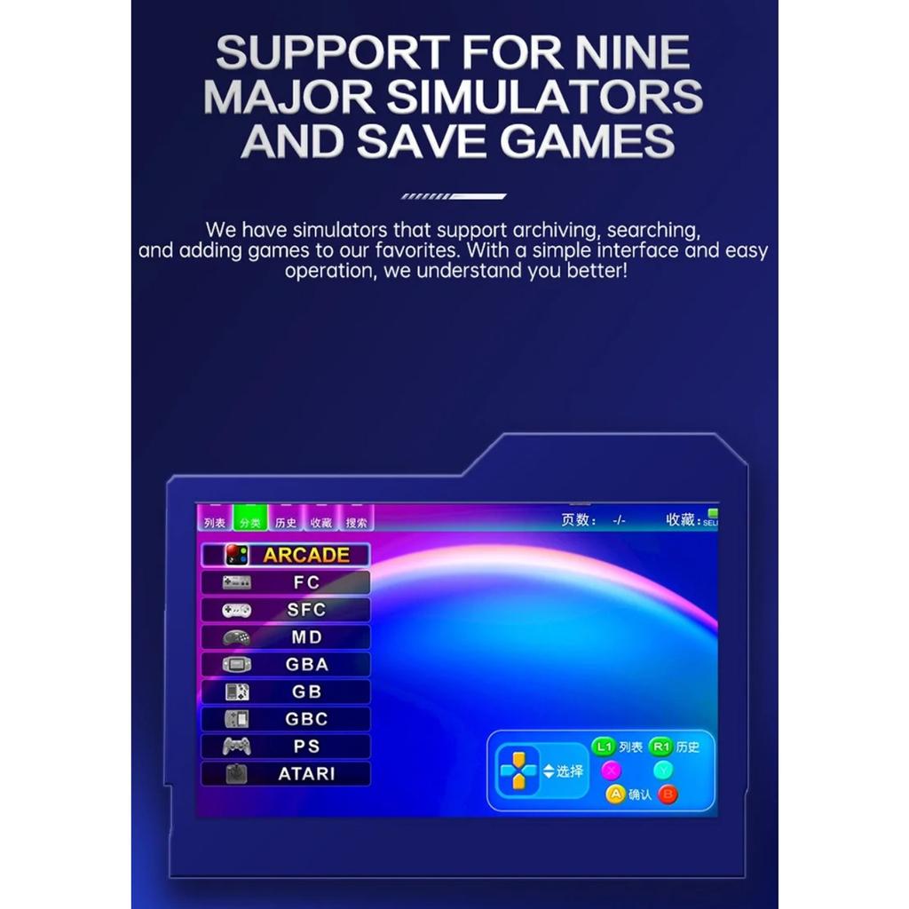 Super Violent Box Game Console Bear 32/64/128GB 10000/15000/20000 + Classic 4K HDMI HD Plate 25 Emulators Stuck To Play