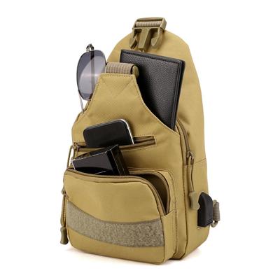 Herren Taktische Umhängetasche Wanderrucksack Nylon Outdoor Jagd Camping Angeln Molle Armee Trekking Militärische Brust Sling Bag