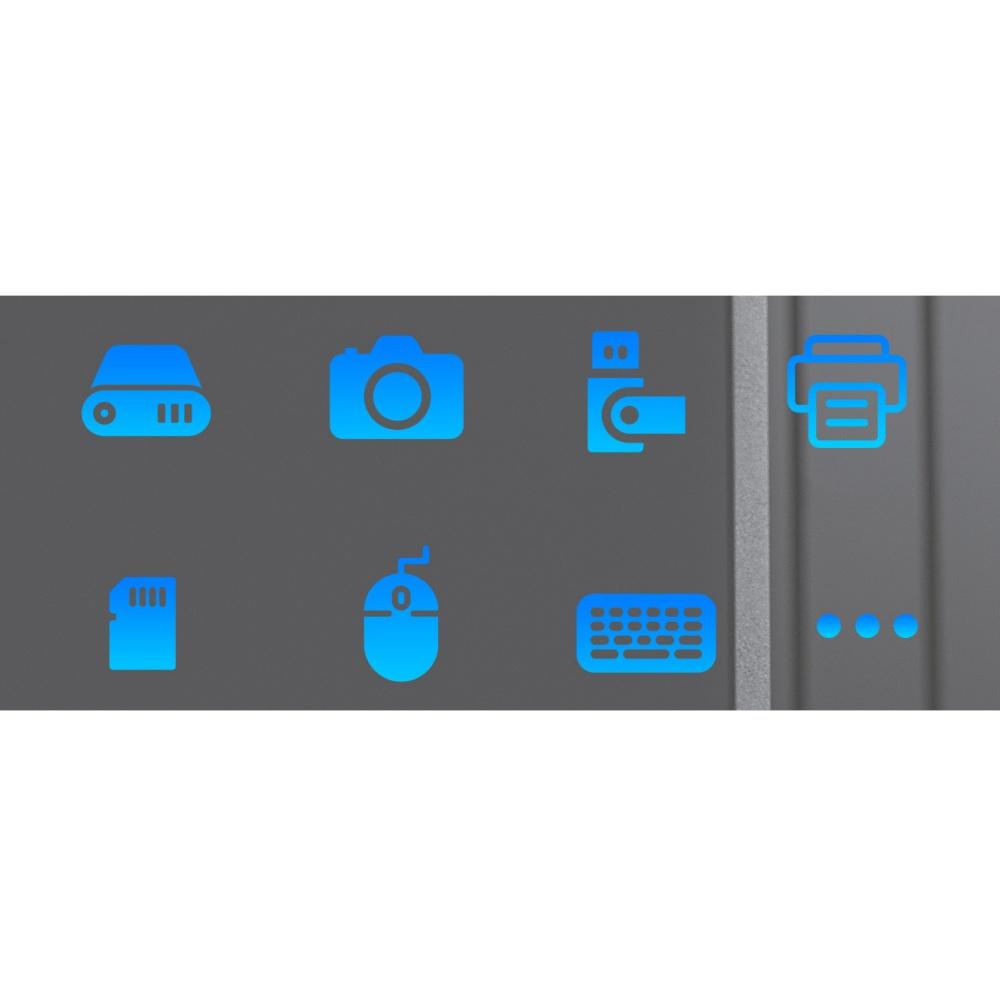 Splitter expansion dock-HCL-3A1C-PRO silver