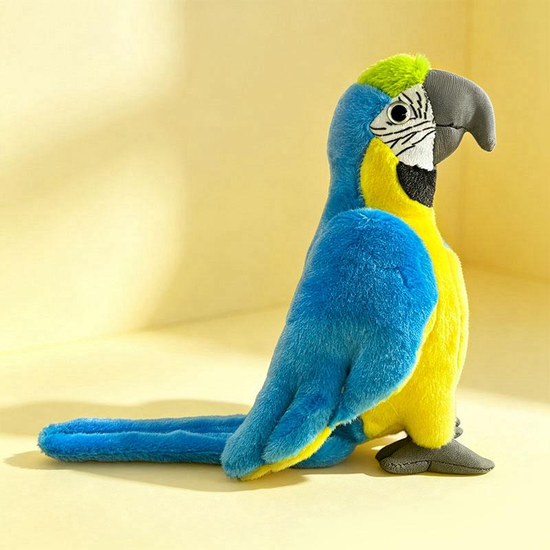 22cm Cartoon Papagei Plüschtier Bunter Schöner Niedlicher Papagei Vogel Tier Kuscheltier Heimdekoration Geschenk Für Kinder