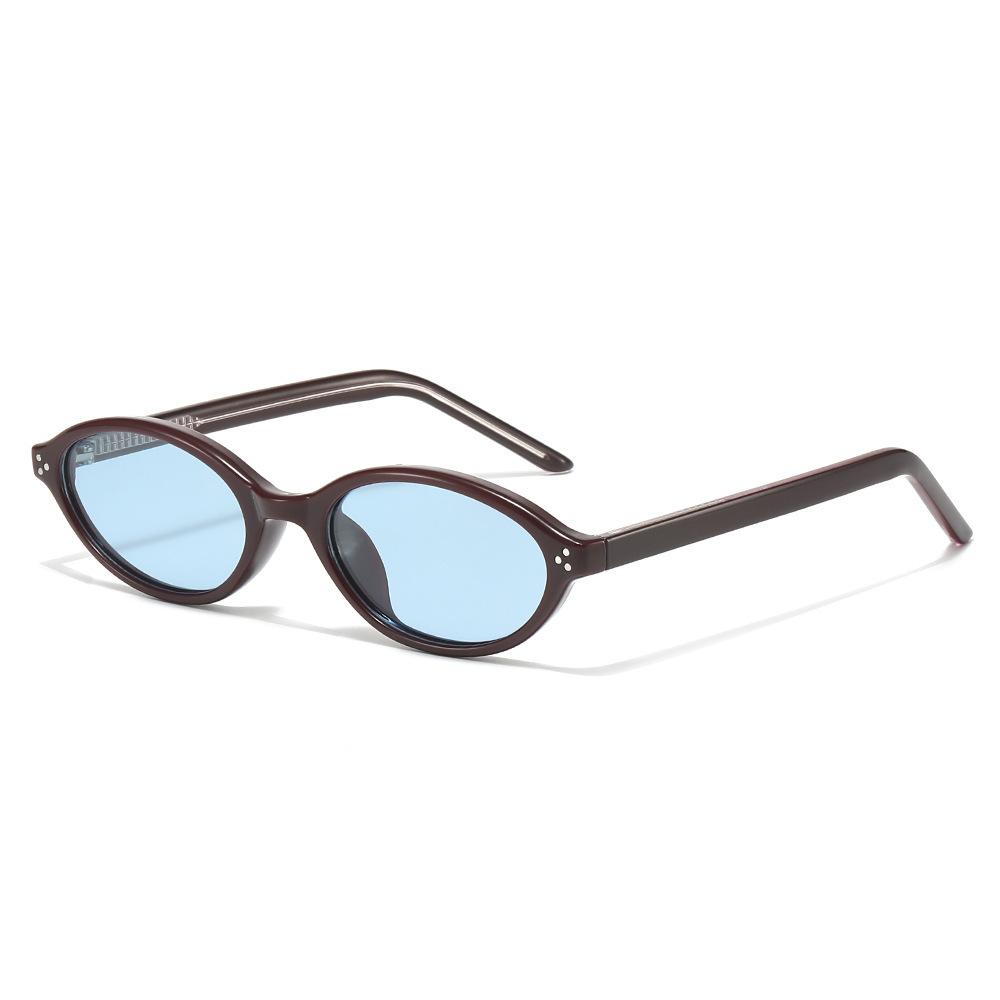 European and American cat eye small frame ins retro sunglasses trend to see simple and high-end women's sunglasses sunglasses