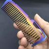 Super Light Pocket Titanium Camping Outdoor Tools EDC EDC Gear Combs Titanium Comb Hair Combs Comb