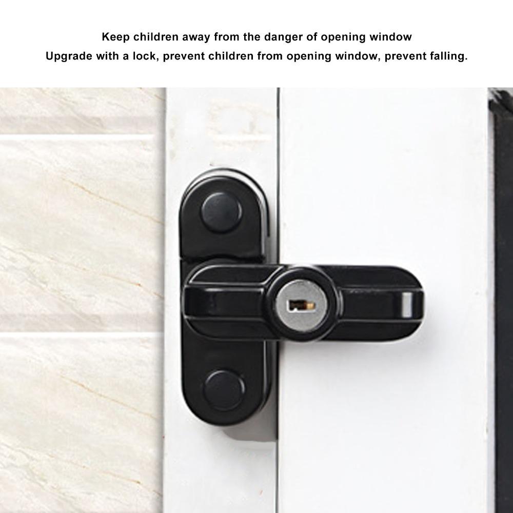 Zinc Alloy Window Lock Proof Anti Theft Window Lock Secure Window Sash Lock Office