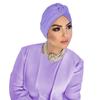 Indian Hat Twist Knot Turban Women Muslim Inner Hijab Beanies Bonnet Hair Loss Headscarf Bandanas Chemo Cap Solid Color Headwrap