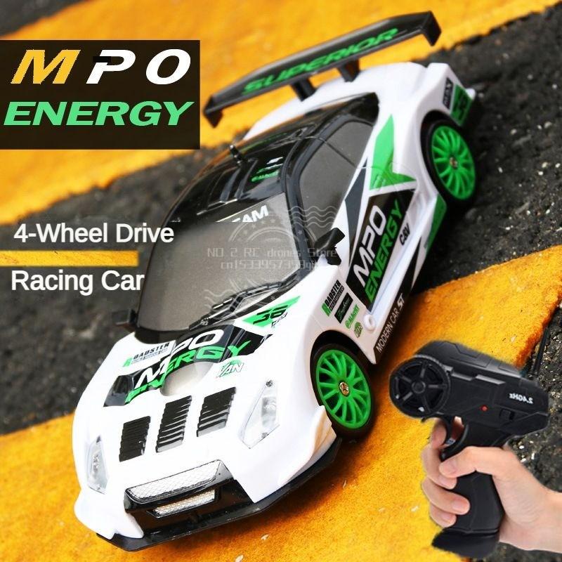 1/24 High Speed RC Drift Vehicle Cars Replaceable Tire 4WD GTR Competition Race Car Model Remote Control Racing Car Boy Toy Gift