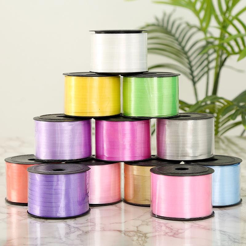 Wedding & New Home Decoration Gift: 100 Yards Plastic Balloon Ribbon