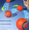 Zabawka dla kota do użytku domowego, interaktywna zabawka dla kota, inteligentna interaktywna zabawka dla kota, piłka z dwoma prędkościami i wymiennym ogonem