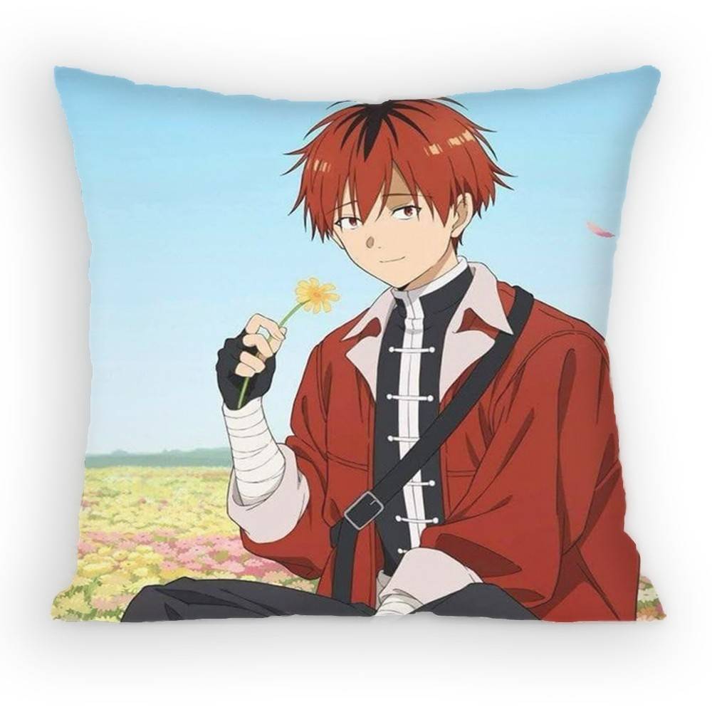 

Stark Anime Frieren Pillow Case Sofa Living Room for Bedroom car Headboard Backrest Cushion Square Cushion Nap Time 30x30 cm