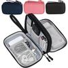 Travel Organizer Bag Cable Storage Organizers Pouch Carry Case Portable Waterproof Double Layers Storages Bags for Headset Cord