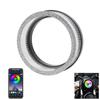1/2PCS Car 12V LED Round Square Angel Eye Aperture RGB Daytime Running Light Headlight Cars Motorcycle Ring Aperture Decor Light