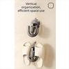 2pcs No Punching U-shaped Slipper Rack Suction Cup Bathroom Sandal Holder  Balcony
