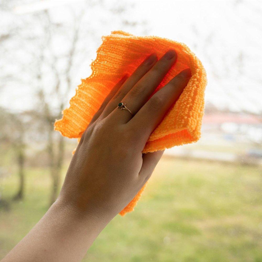 SOFT MICROFIBER CLOTH 30x30CM SET OF 12