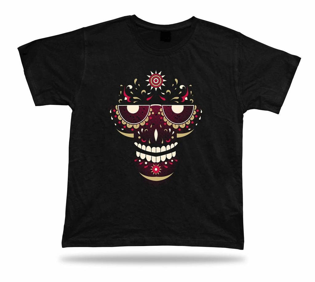 Colorful Skeleton Festival Symbolism awesome tshirt modern design gift apparel