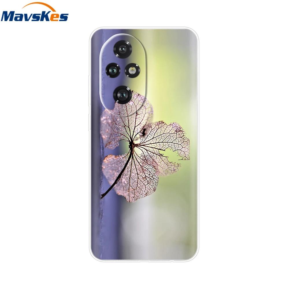 Für Honor 200 Hülle Niedliche Cartoon Silikon TPU Weiche Handyhüllen für Für Honor 200 Pro Honor200 Lite Transparente Capas Honor200