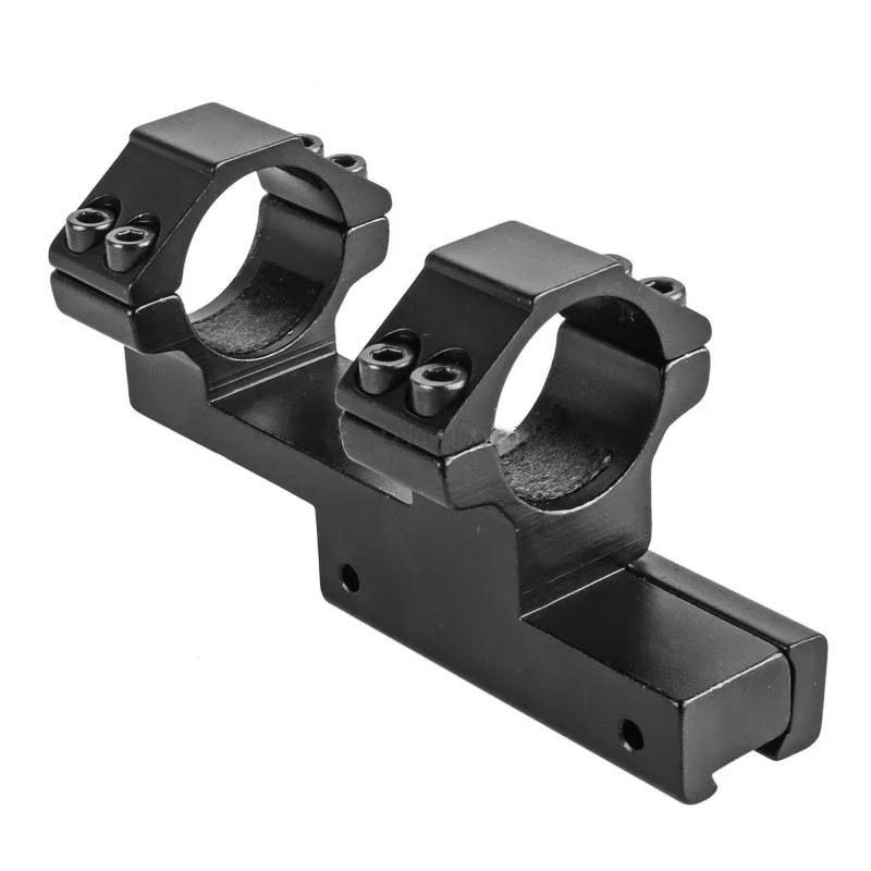 25.4mm/30mm Tube Ring Optics Scope Mount One-Piece Cantilever 11mm/20mm Rail Tactical Flat Top Laser Sight Mount Base