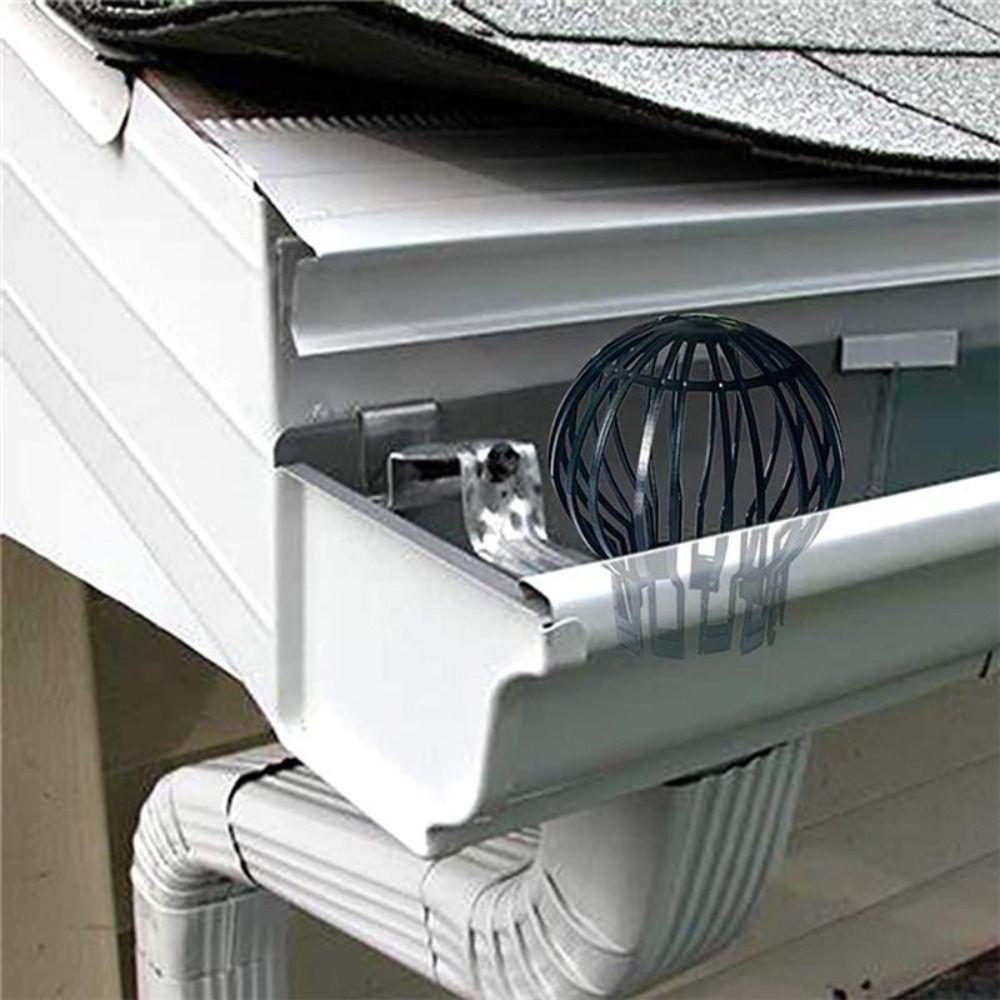 4pcs Expandable Drainage System Non Corrosive Downspout Filter Gutter Guard Gutter Rooftop