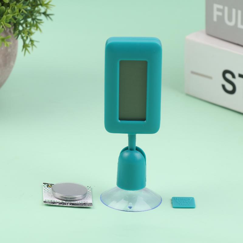 

Светящийся цифровой термометр-гигрометр для рептилий с вращением на 360 градусов, на присоске, измеритель температуры и влажности, аксессуары зелёный