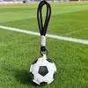 Sports Fan Keychain: Leather Basketball, Baseball, Football Charms - World Cup Bag Pendant & Gift