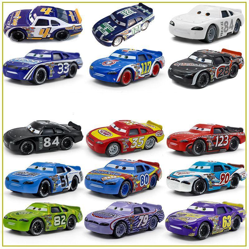Durable Cars Lightning Mcqueen Alloy Toy Model Sheriff And Cabrera For Kids