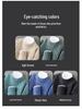 Men's 100% Pure Wool Round Neck Sweater – Autumn/Winter Thick Knit, Casual Loose Fit, Inner Cashmere Base Layer.