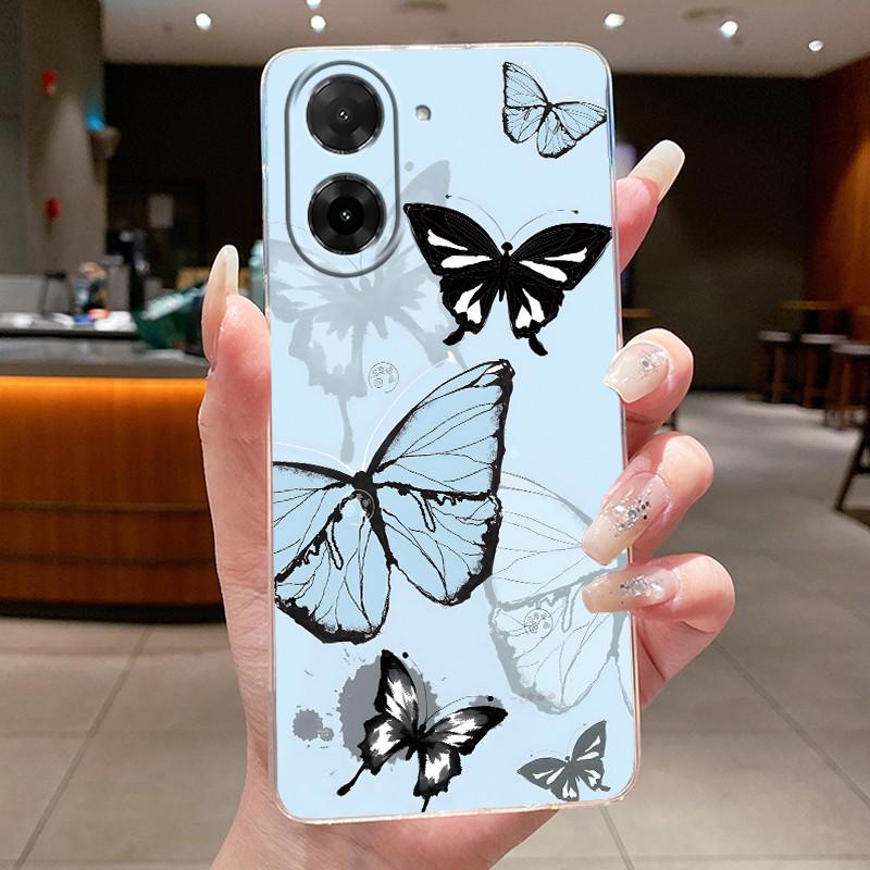 Case For Xiaomi Redmi A5 Flower Butterfly Phone Shells For Redmi A5 4G Soft Silicone Transparent Funda TPU Protective Back Cover