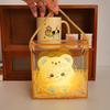 Creative Heart Bear Night Light - Cute Bedroom Lamp & Pinchable Luminous Toy, Perfect Qixi Gift for Girlfriend