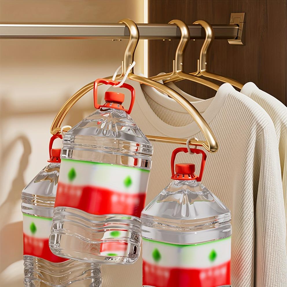 5/10/15pcs Gold Metal Hangers,Matte Aluminum Clothes Hangers for Aesthetic Home Decor,Dorm Room, Sturdy Space-Saving Hanger Rack