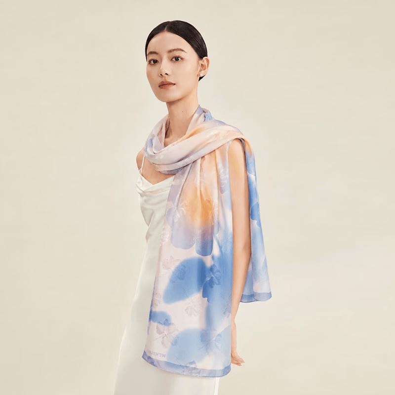 Wanshili Multifunctional Silk Scarf & Shawl 175cm×50cm